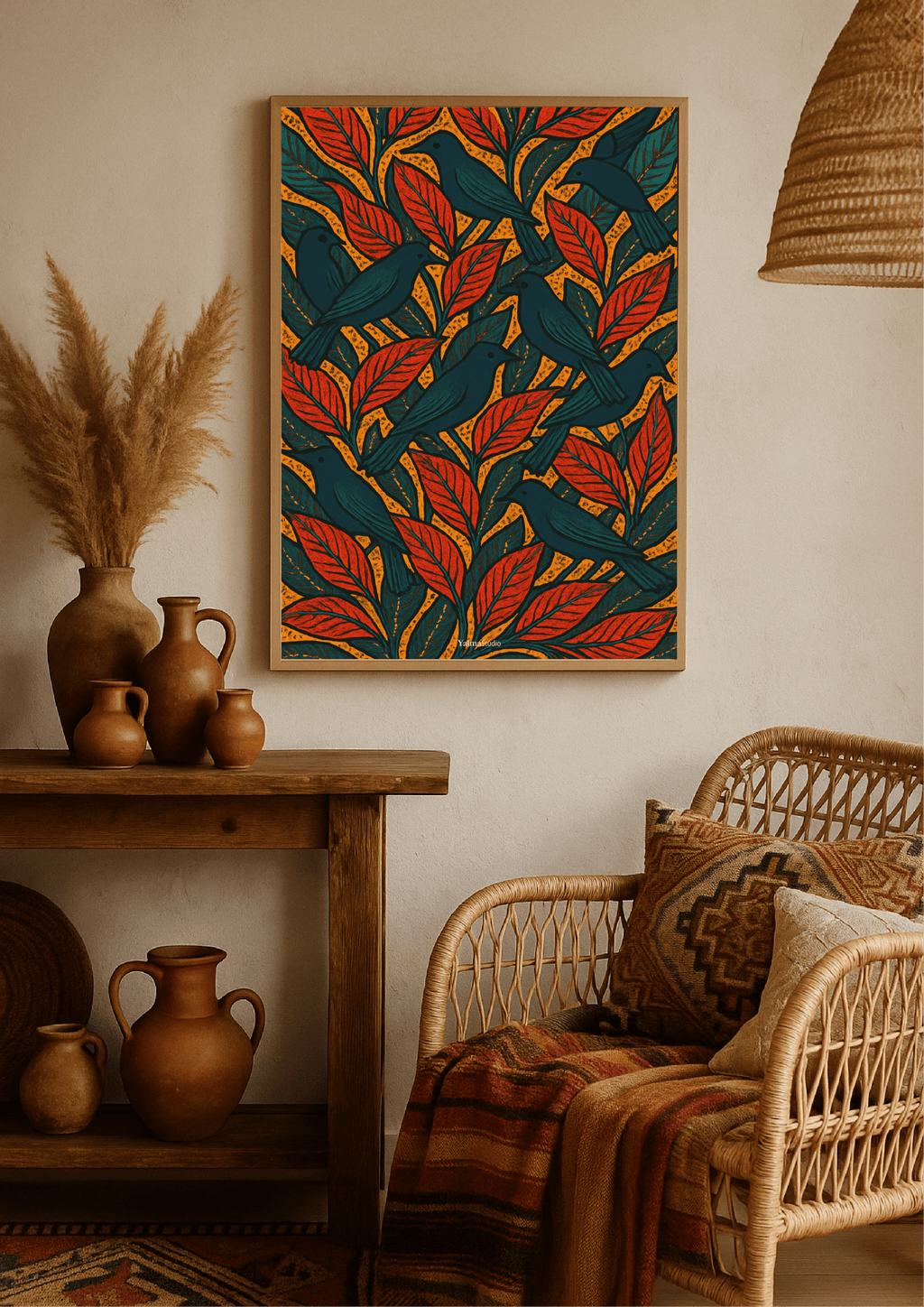 Poster Isaya - Affiche murale imprimée par Yalma Studio | Art déco