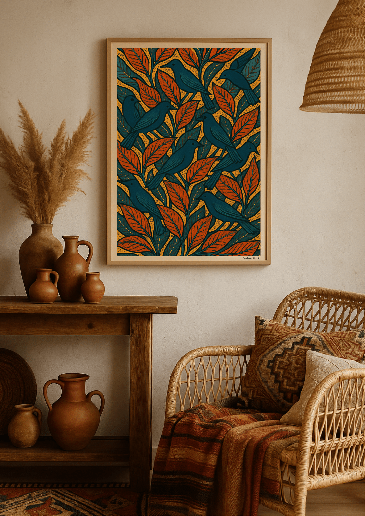 Poster Isaya - Affiche murale imprimée par Yalma Studio | Art déco