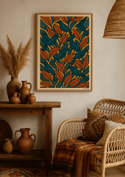 Poster Isaya - Affiche murale imprimée par Yalma Studio | Art déco