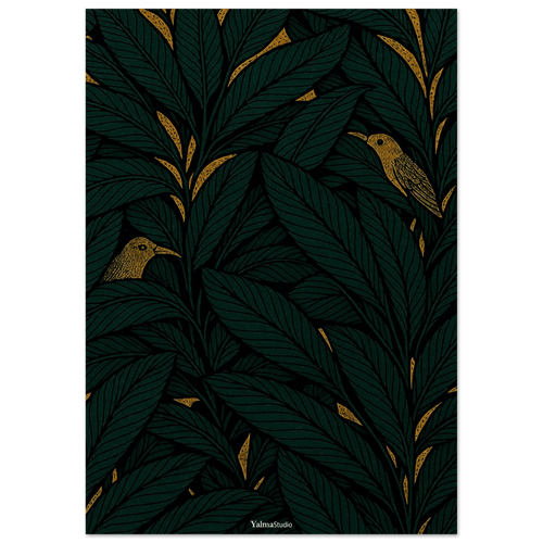 Poster Kamala - Affiche murale imprimée par Yalma Studio | Art déco