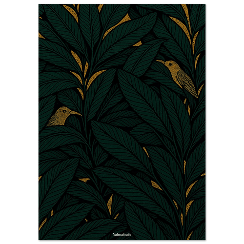 Poster Kamala - Affiche murale imprimée par Yalma Studio | Art déco