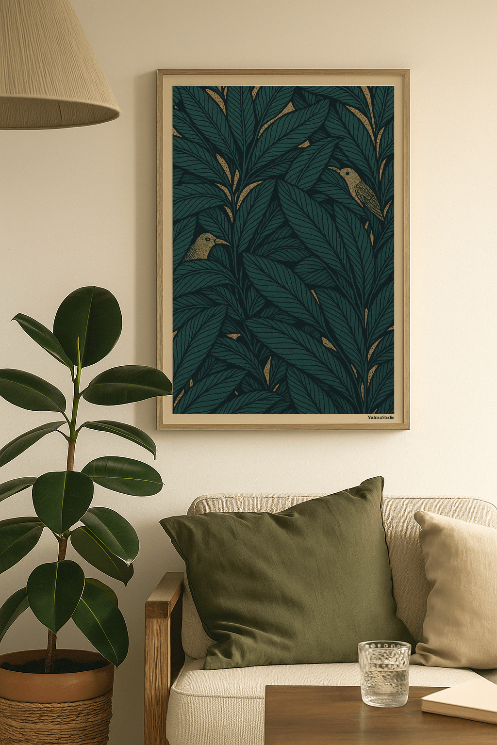 Poster Kamala - Affiche murale imprimée par Yalma Studio | Art déco