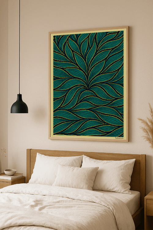 Poster Maïna - Affiche murale imprimée par Yalma Studio | Art déco
