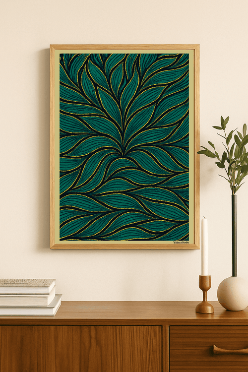 Poster Maïna - Affiche murale imprimée par Yalma Studio | Art déco