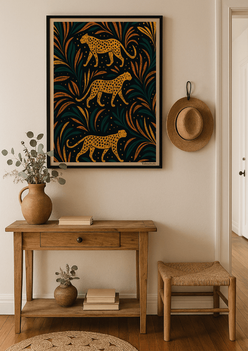 Poster Malaïka - Affiche murale imprimée par Yalma Studio | Art déco