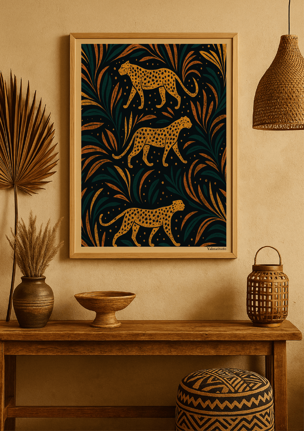 Poster Malaïka - Affiche murale imprimée par Yalma Studio | Art déco