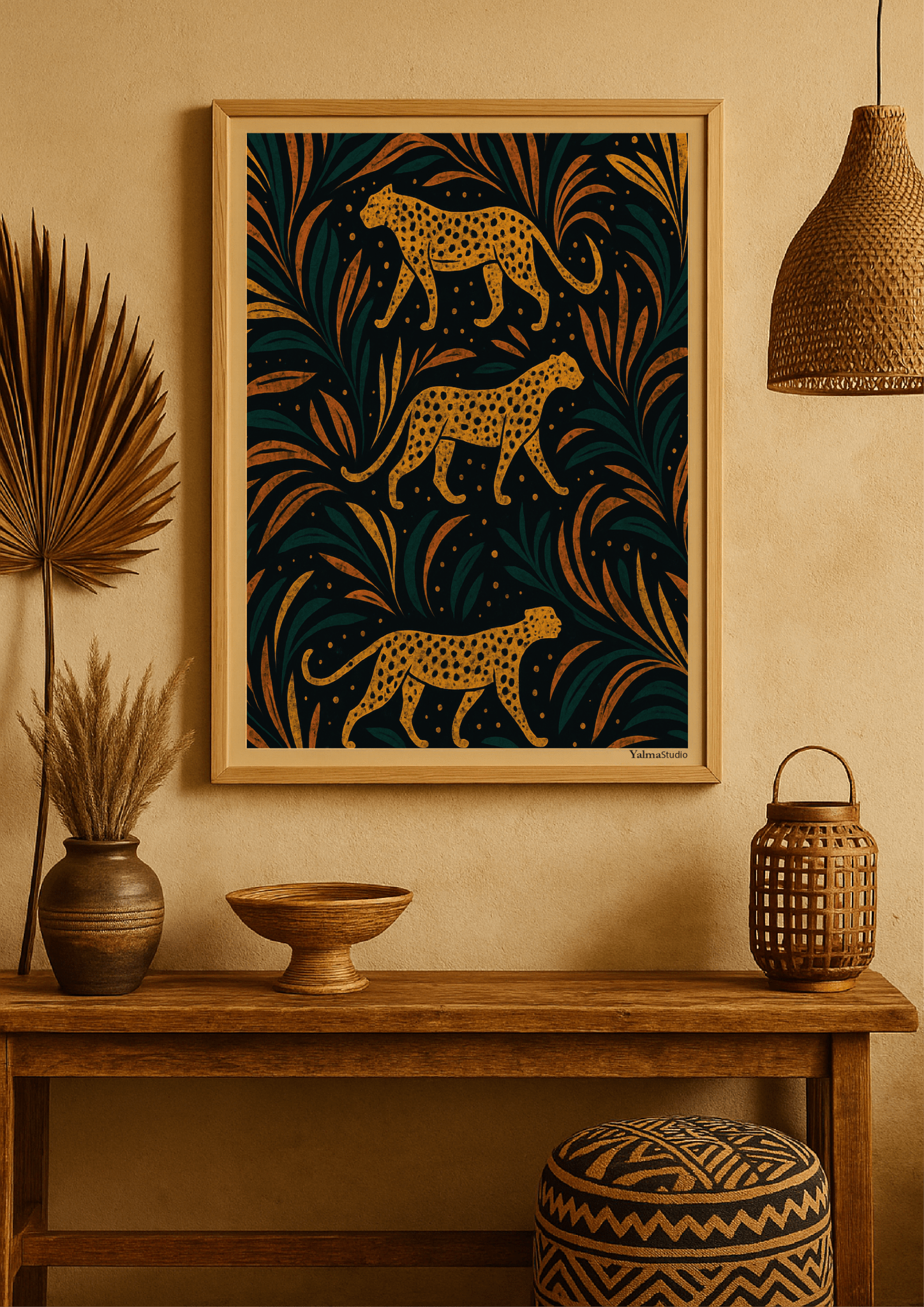 Poster Malaïka - Affiche murale imprimée par Yalma Studio | Art déco