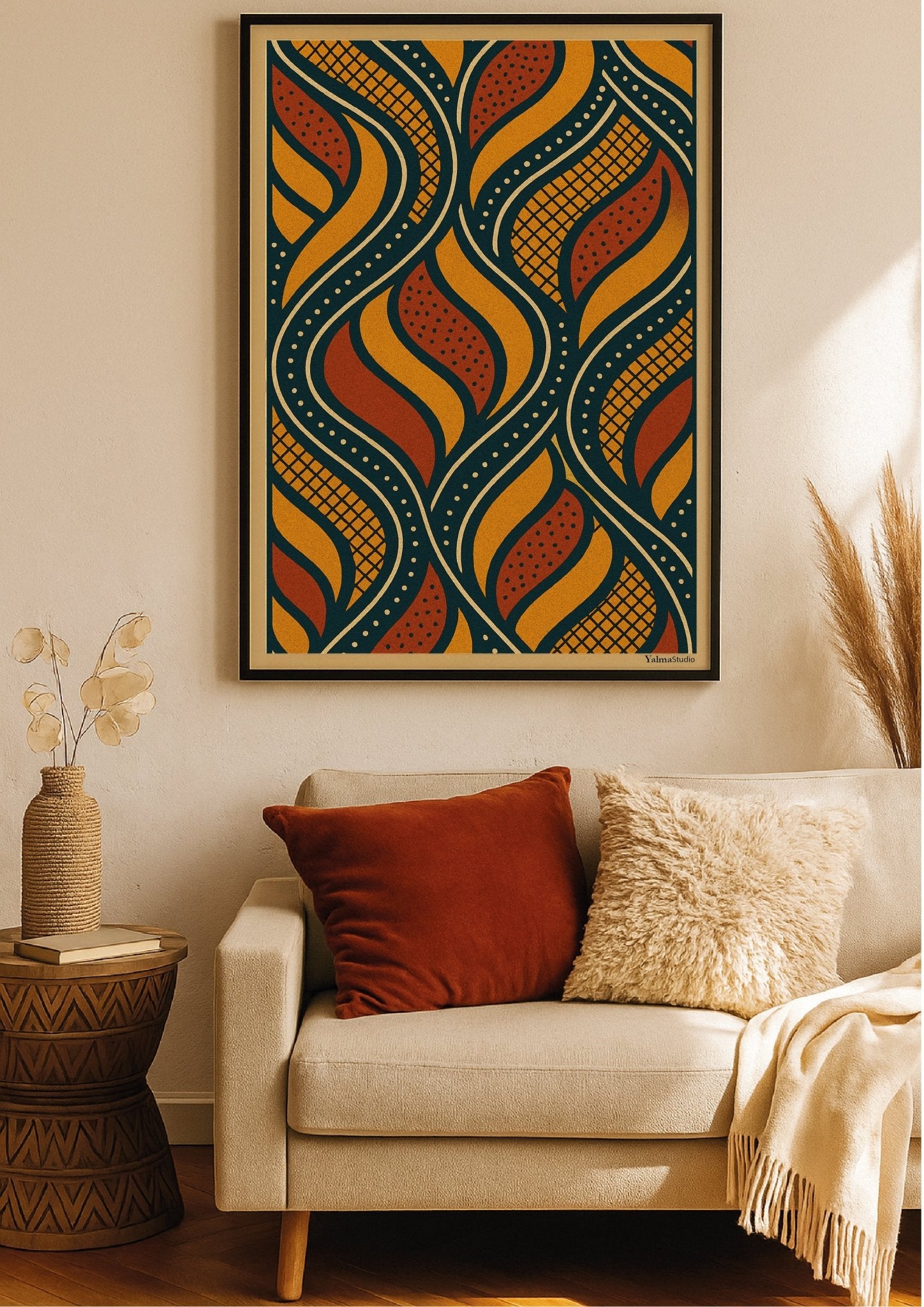 Poster Théa - Affiche murale imprimée par Yalma Studio | Art déco