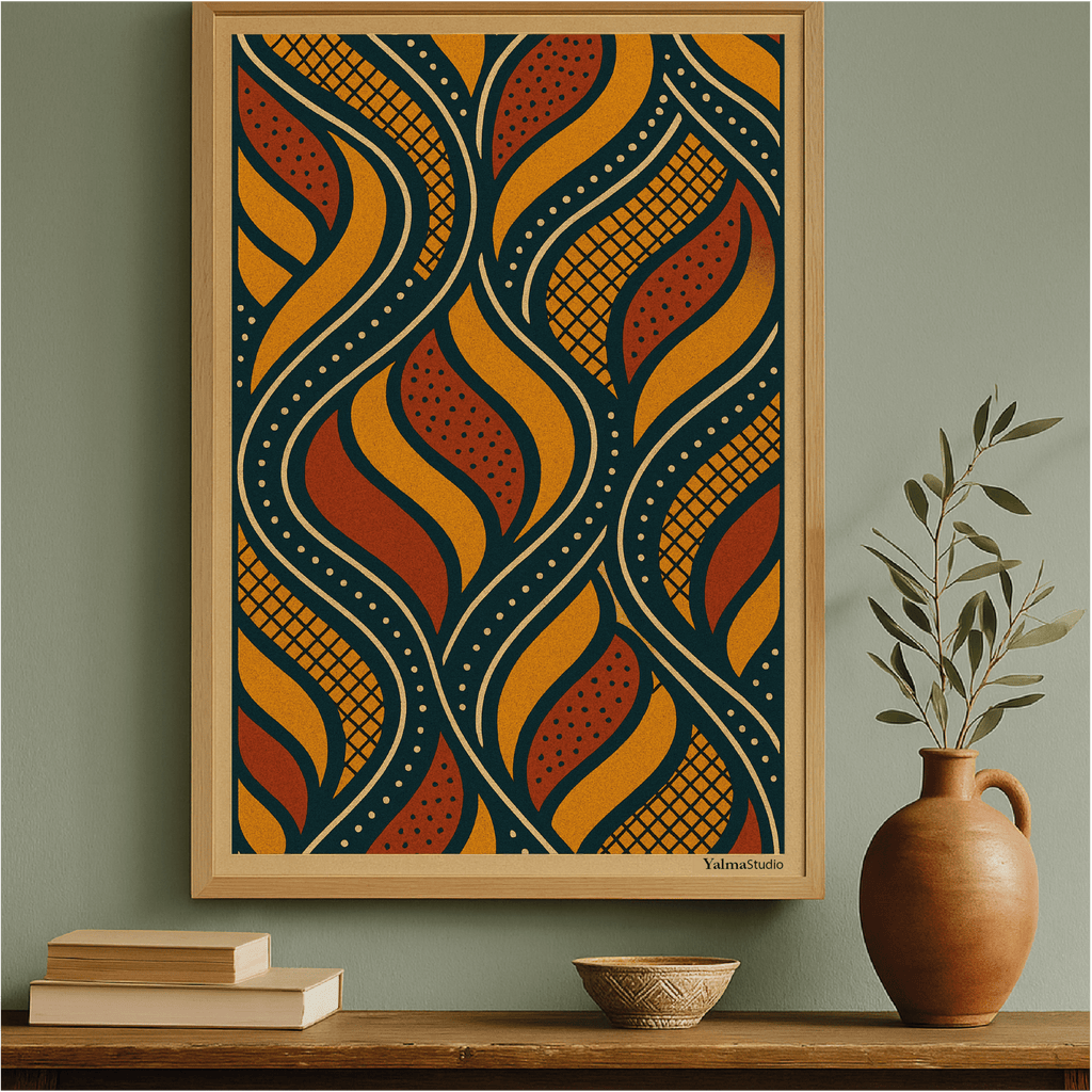Poster Théa - Affiche murale imprimée par Yalma Studio | Art déco
